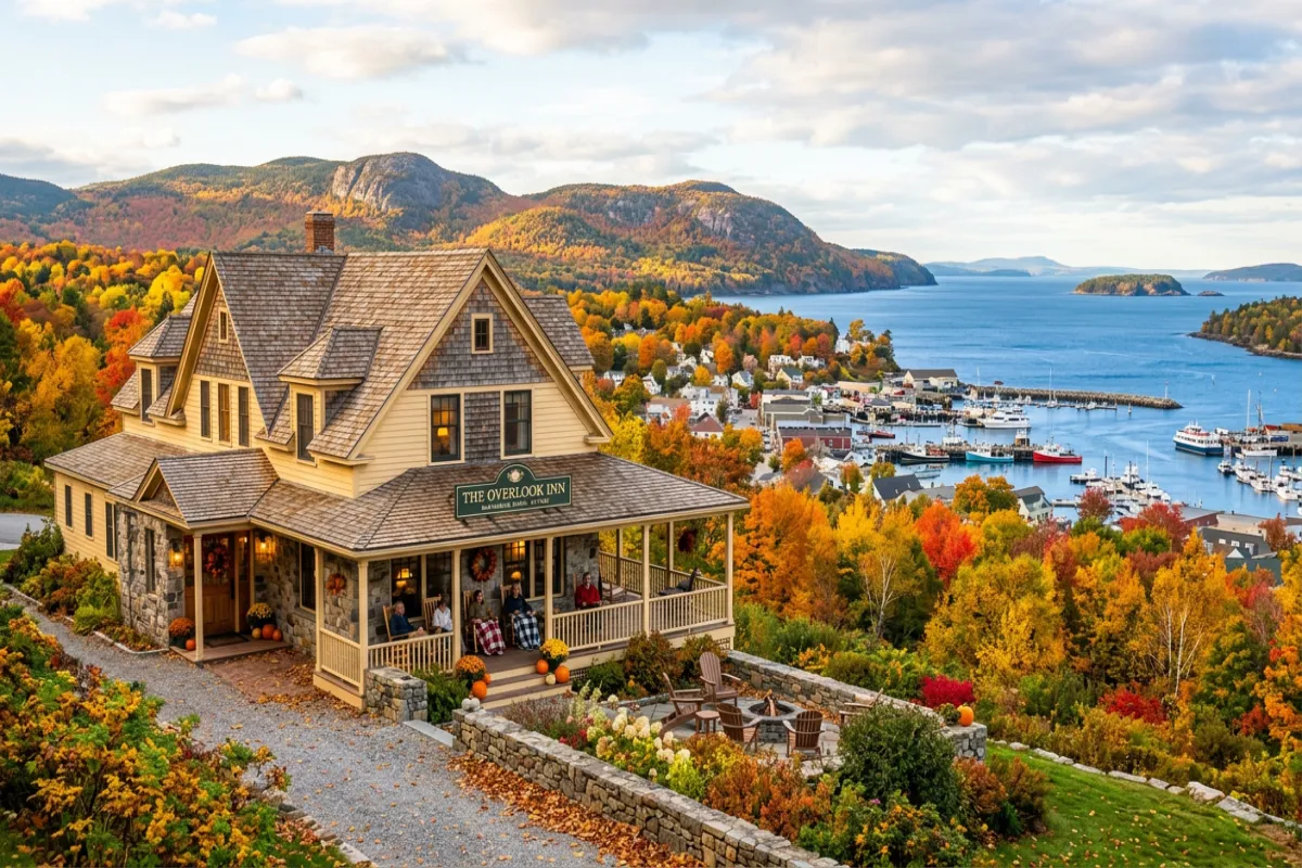 Where to stay near Acadia - inn overlooking Bar Harbor