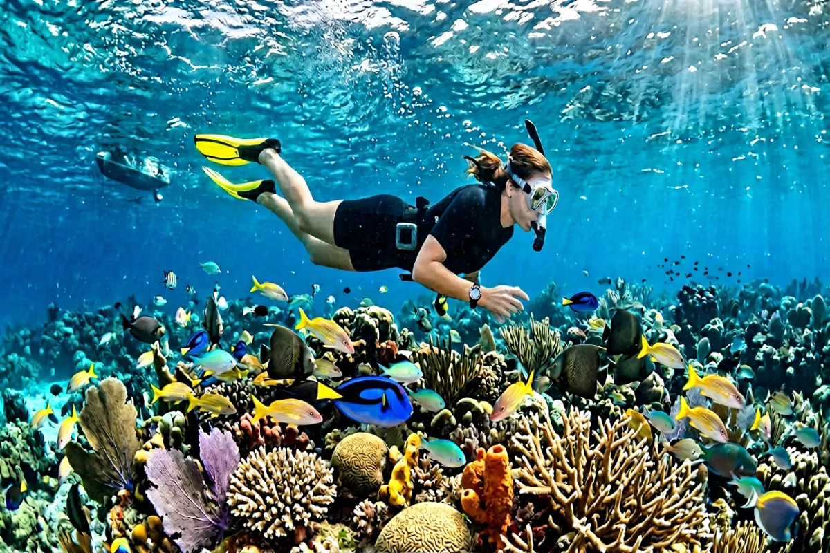 Belize itinerary highlight - snorkeling the Barrier Reef