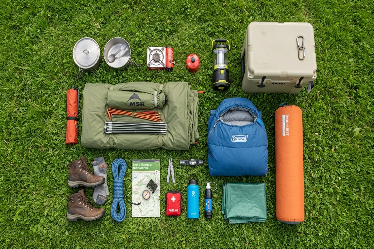 Camping gear checklist - essential camping equipment