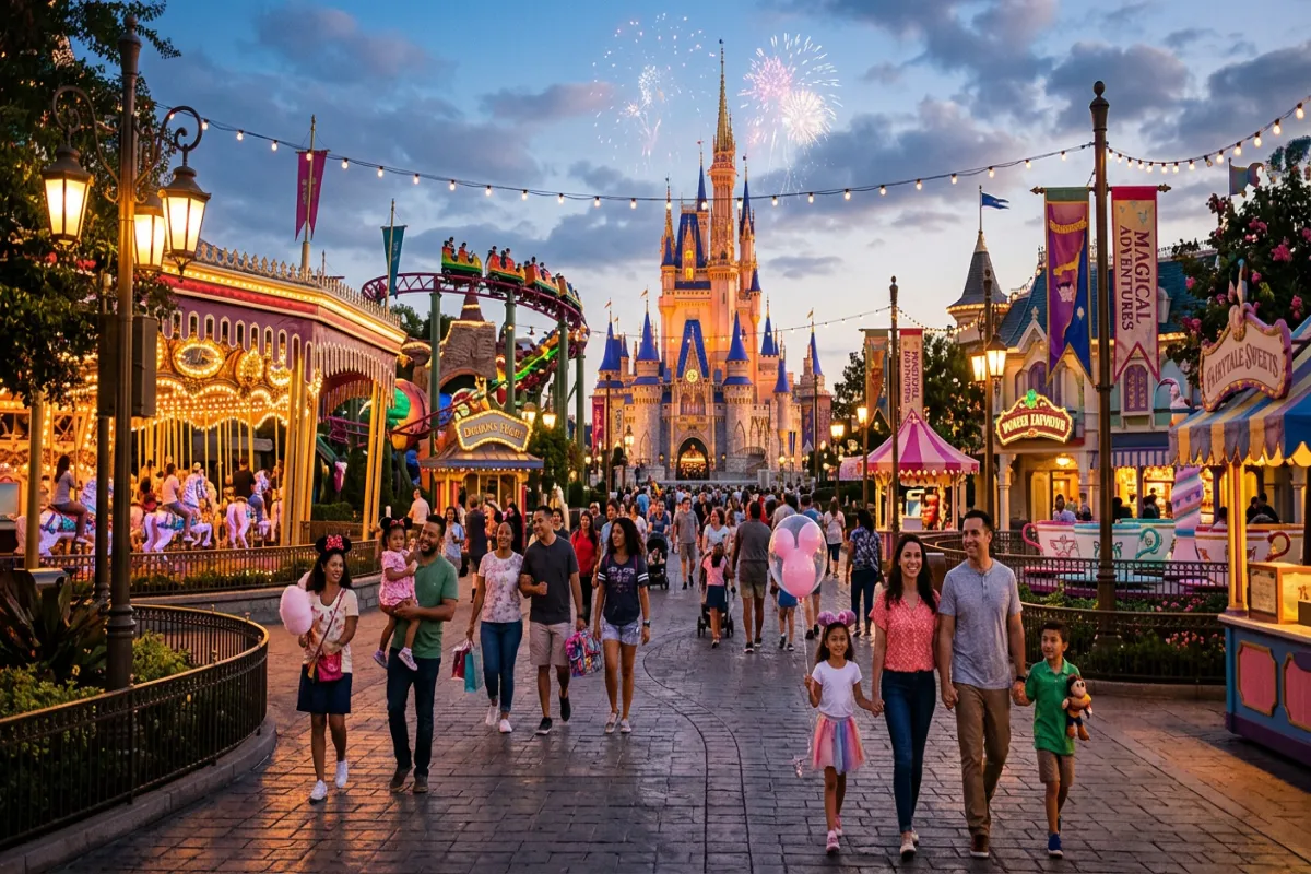 Disney World theme park attractions - exploring the four parks