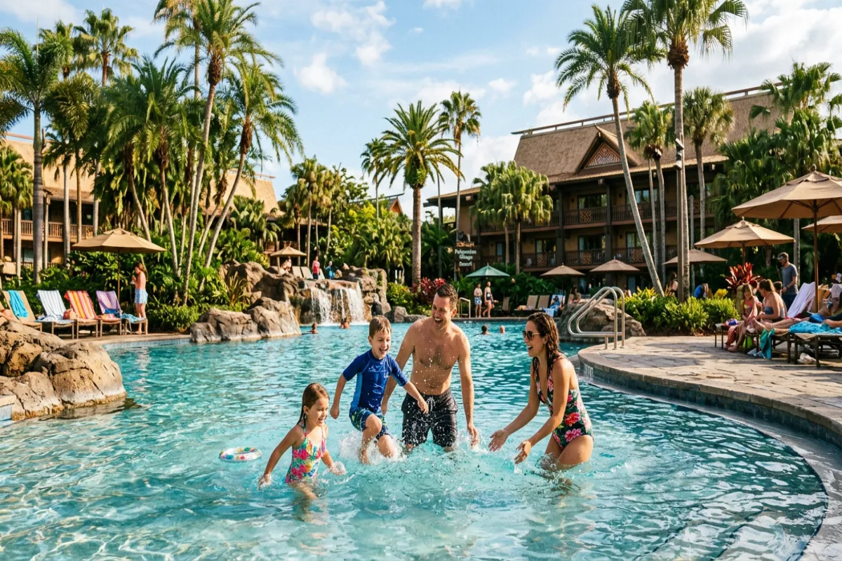 Disney World resort pool - planning your Disney budget