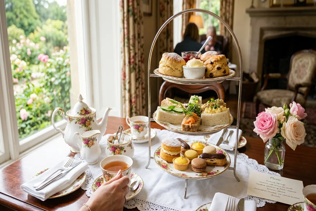 English afternoon tea - food and dining in London