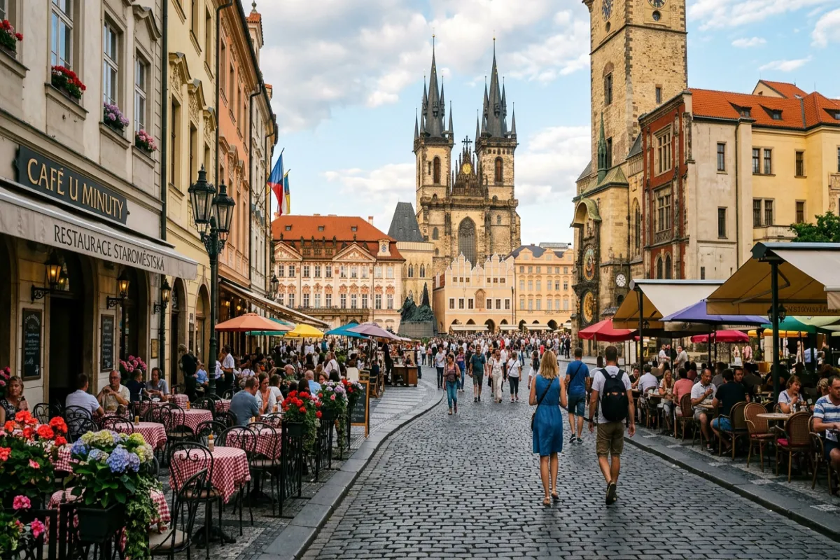 European old town square - top destinations for first-timers