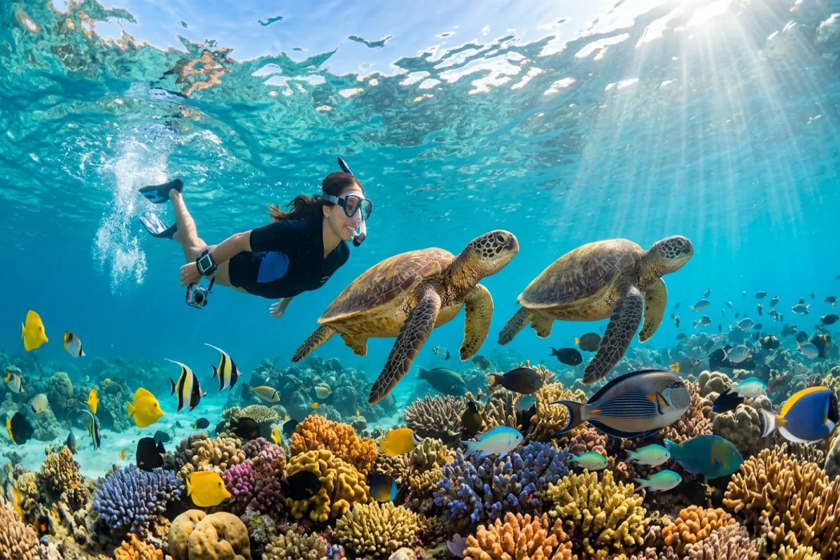 Snorkeling with sea turtles in Hawaii - must-do experiences