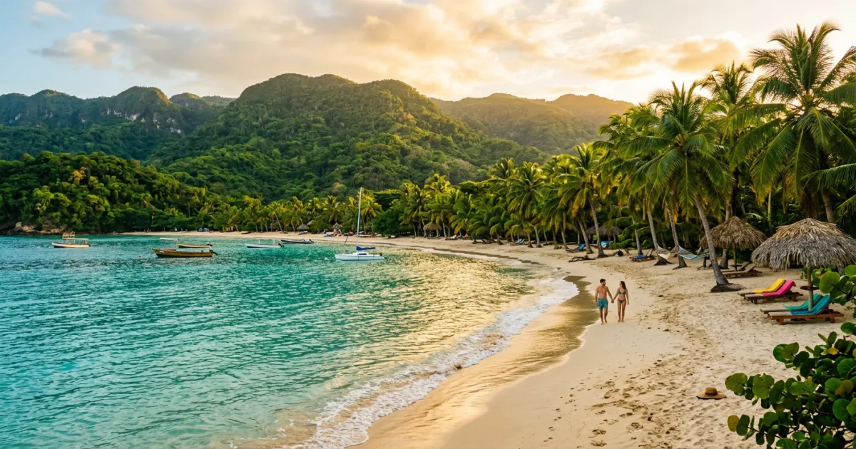 jamaica tropical beach mountains.webp