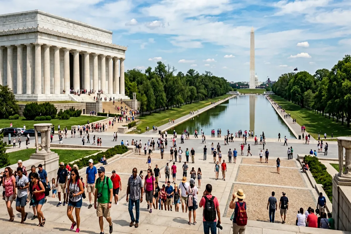 Lincoln Memorial and reflecting pool - must-see Washington DC