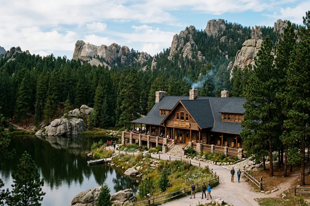 Where to stay near Mount Rushmore - lodge in the Black Hills
