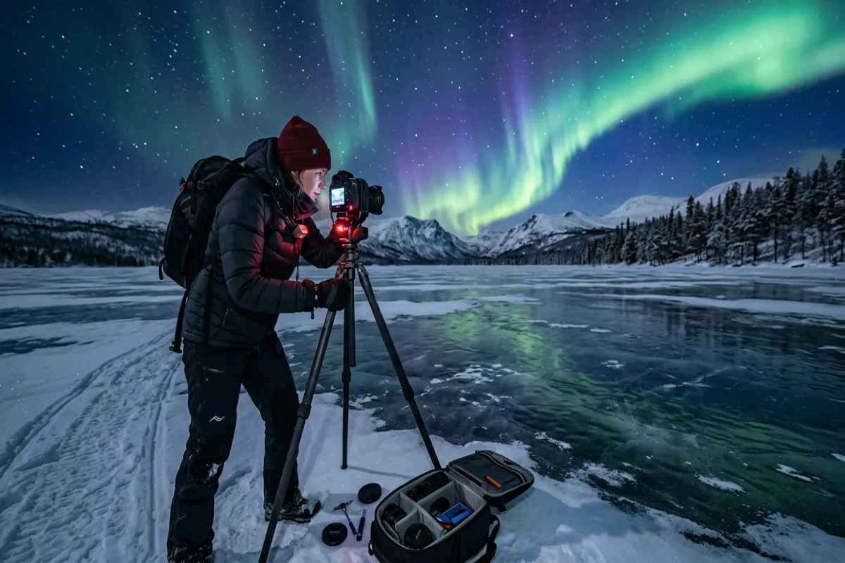 Photographing northern lights - photography tips and gear
