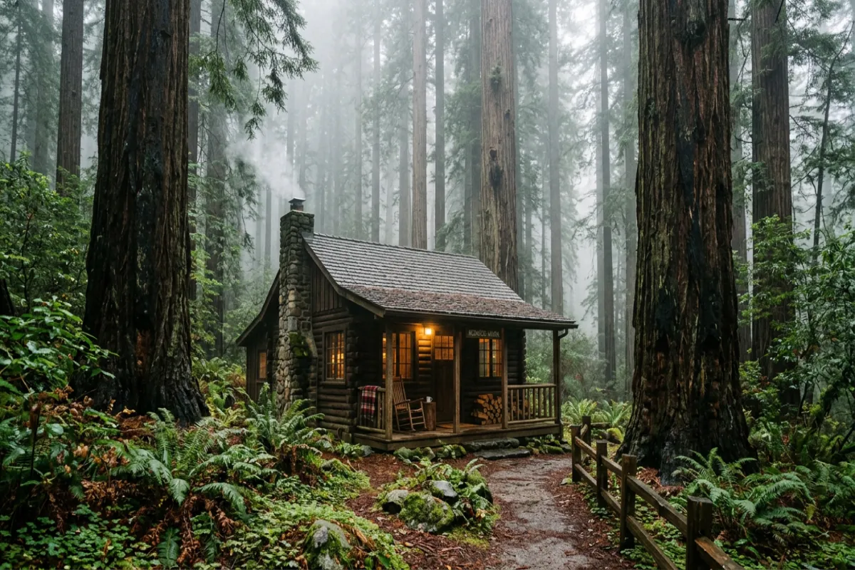Where to stay near Redwood National Park - cabin among the redwoods