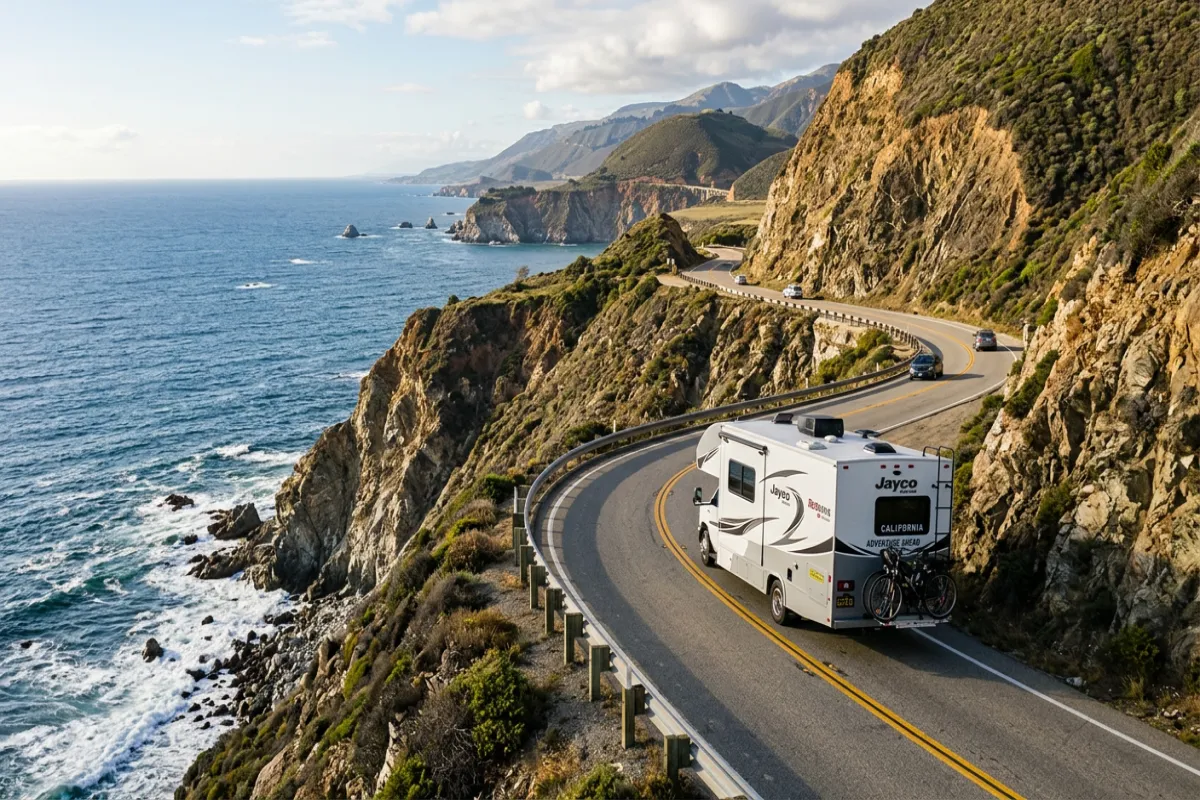 RV on Pacific Coast Highway - best RV road trip routes