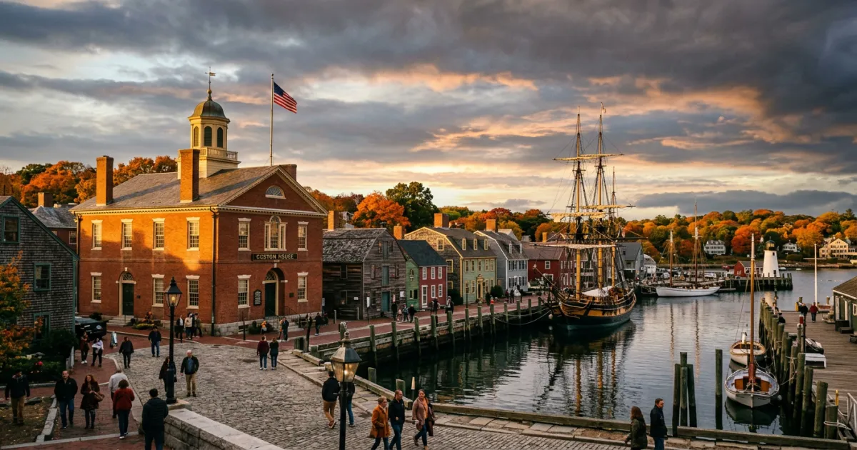Historic Salem Massachusetts waterfront - planning a trip to Salem MA