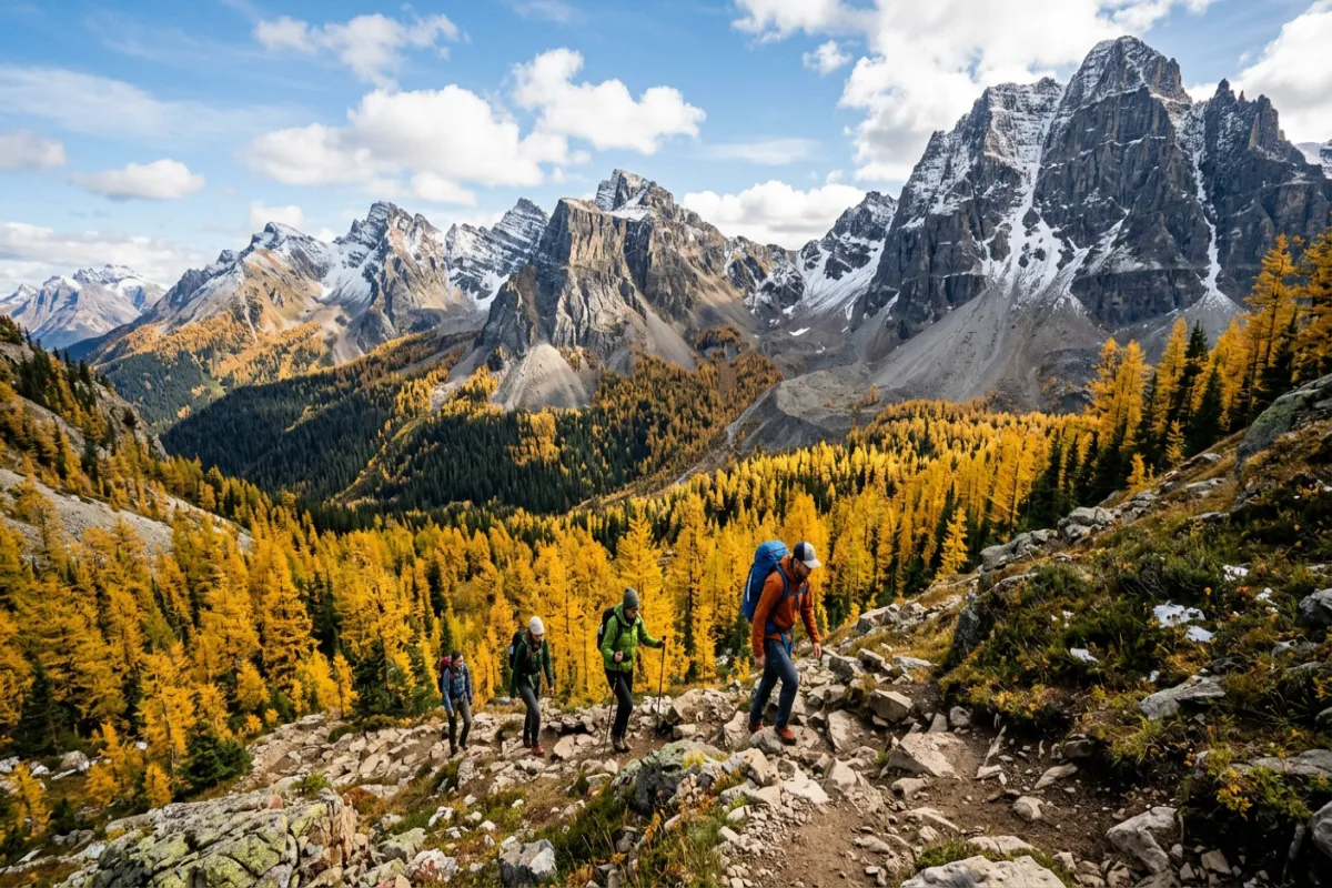 Sentinel Pass hiking trail Banff - hiking guide