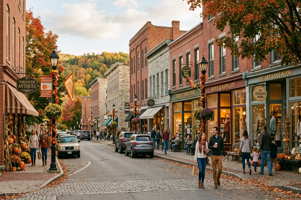 Charming small town for weekend getaway - types of weekend trips