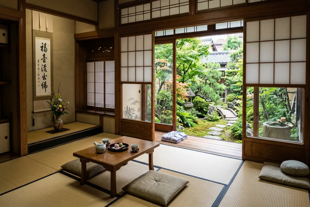 Where to stay in Tokyo - traditional Japanese ryokan inn