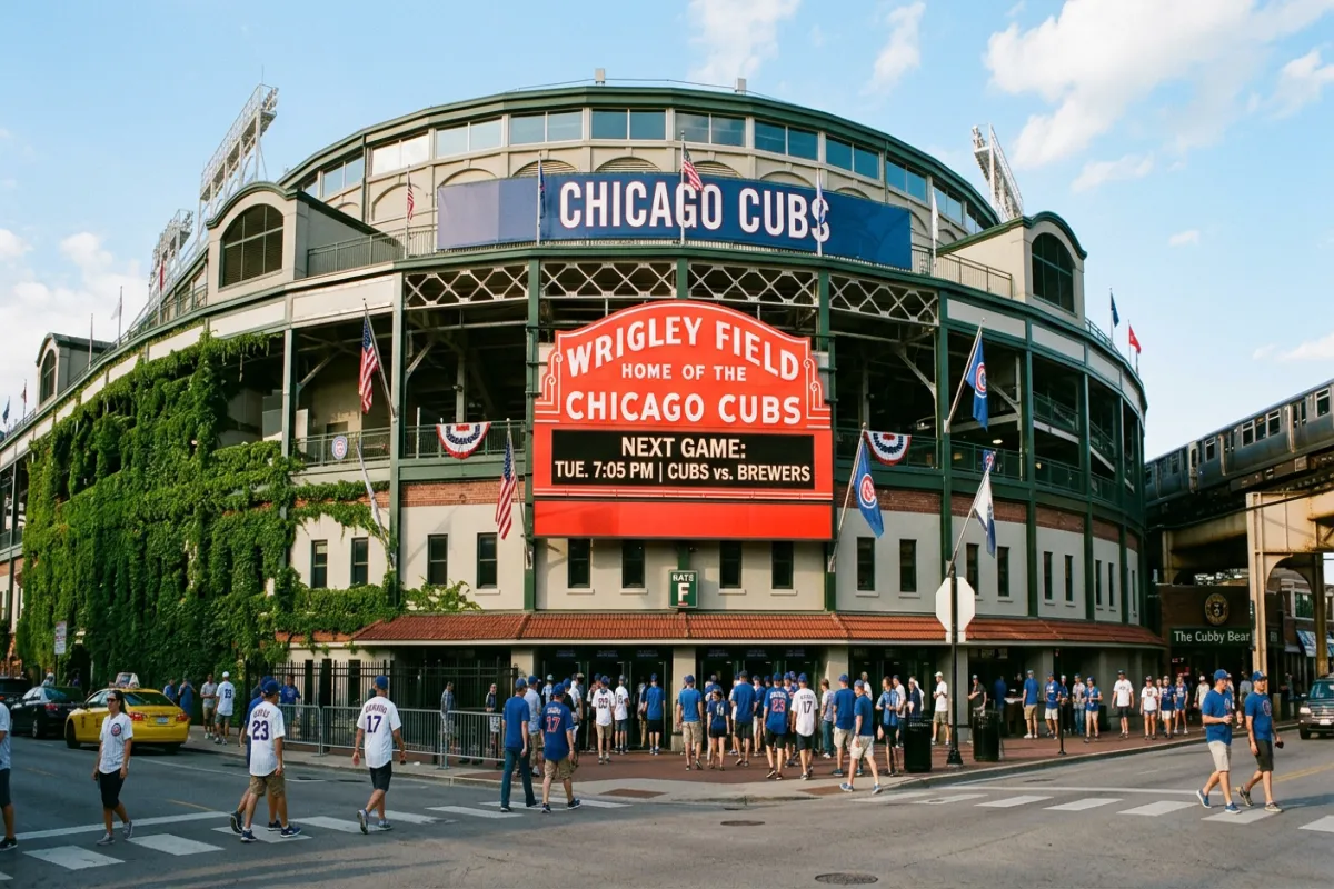 Wrigley Field Chicago - MLB stadium road trip